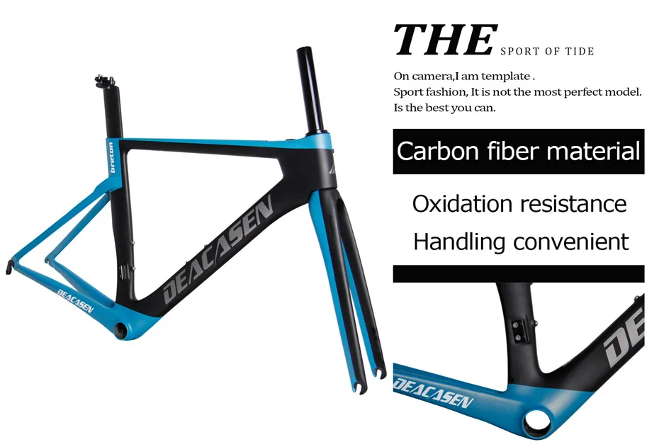 Deacasen 2018 year new design paint carbon bike road frame Toray T1000