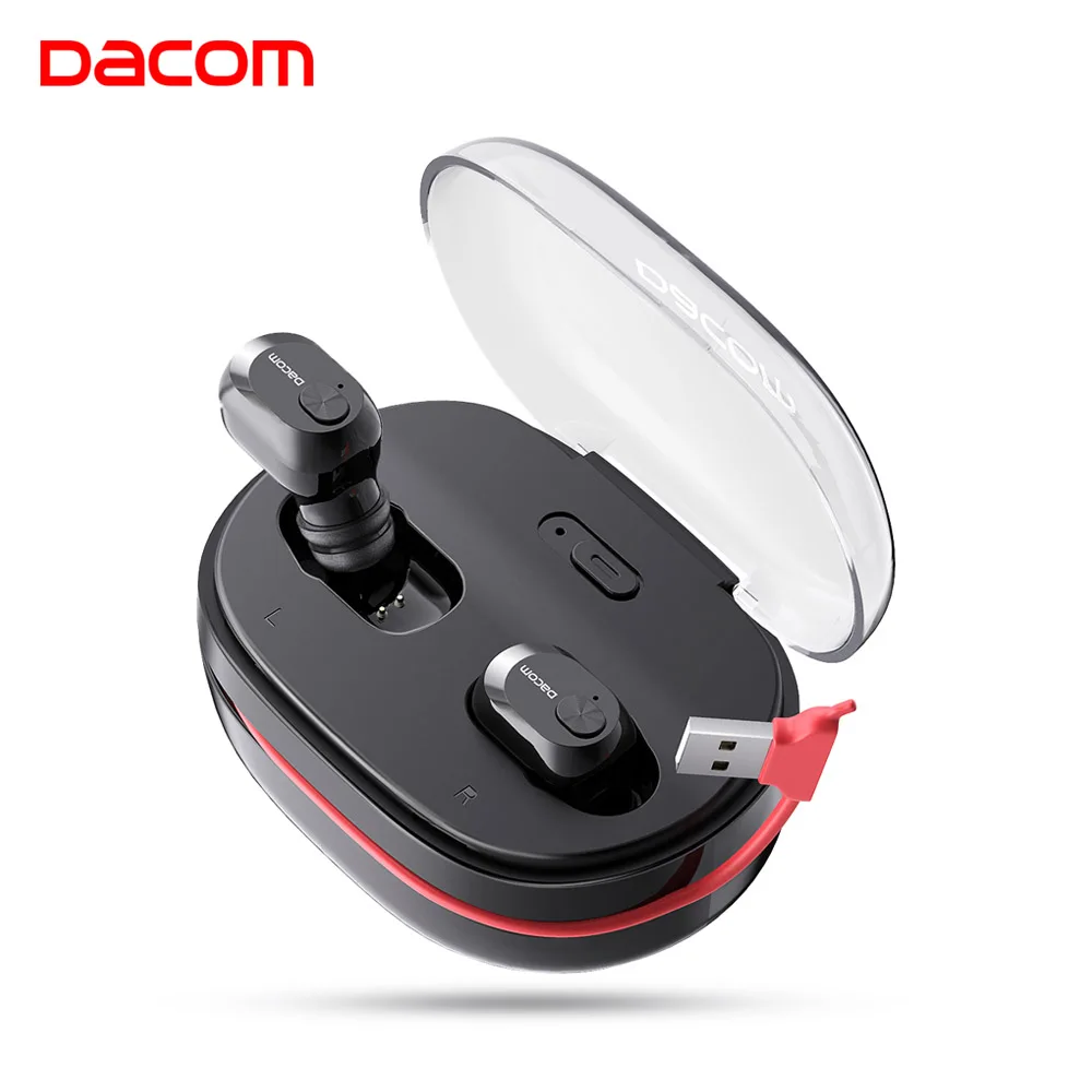 

Dacom K6H Pro TWS Bluetooth Earphone 5.0 Wireless Headphones Ear Buds TWS True Wireless Earbuds Mini Headset PK i12 i10 tws