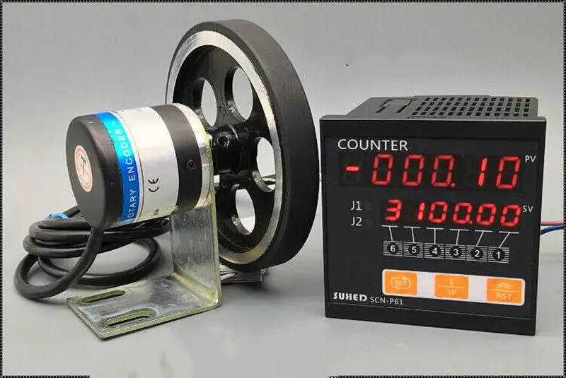

Digital display length counter Intelligent photoelectric sensor length meter