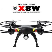 SYMA X8W RC FPV WIFI Helicopter Drone with Camera 2MP Wide Angle 2.4G 4CH 6Axis Quadcopter Adult Boy Toy Gift RTF VS X8C