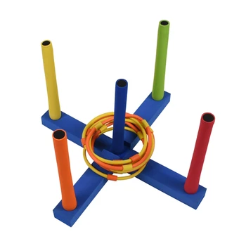 

Classic Intelligence Educational Toys Baby Stacking Rings Children Ring Toss Cast Throw Circle Set Tools USA Shipping