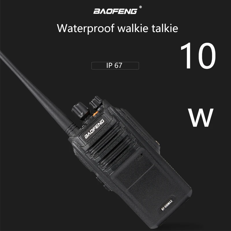 

Baofeng walkie talkie S-56 10W power two way radio hot Ham Radio Talki Walki uhf radio Waterproof Talkie Walkie Marine CB Radio