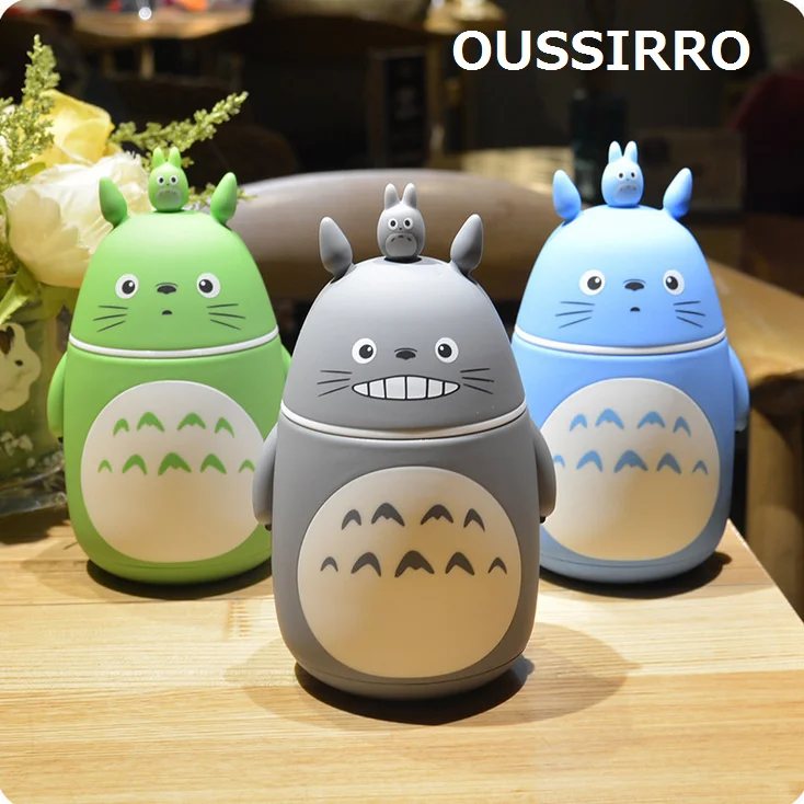 Милый термос OUSSIRRO 280 мл Totoro красивый кофейный кружка Вакуумная чашка из
