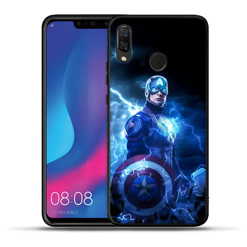 Чехол Marvel Мстители Герои милый Грут для Huawei Honor 20 Pro 10 9 9i 8 Lite 8X 8C 7A 7X V20 View 20 черный ТПУ чехол Etui