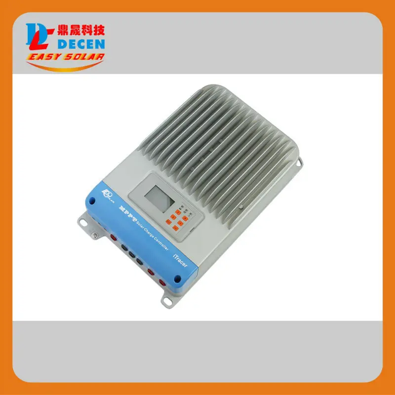 

100% TURE 45A MPPT Solar Charge Controller RS232 RS485 With Modbus Protocol CAN Bus 12V 24V 36V 48V Auto Work, LCD Display