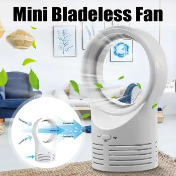 

Mini USB Fan For Office Home Portable Computer PC Fan Electric Laptop Fan With Double Side Bladeless Desk Fan Blades Abanico