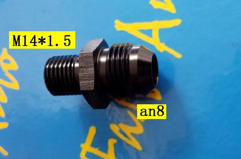 

male M14 P1.5 M14*1.5 M14 x 1.5 to 8an an8 an 8 male adaptor adapter Fitting