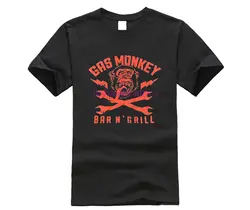 Черный Gas monkey Garage Dallas Texas Большие футболки