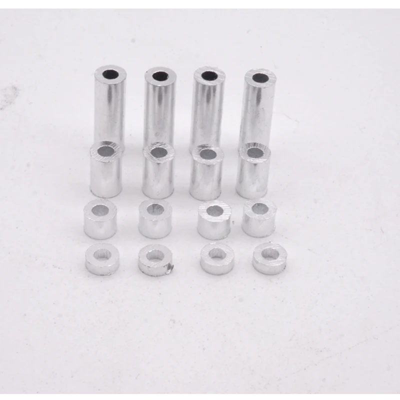 MINI 4WD self-made tamiya parts ALUMINUM SPACER SET 1.5mm/3mm/6mm/12mm each 4 pcs blue red silver black  7 colors MJ MODEL 2