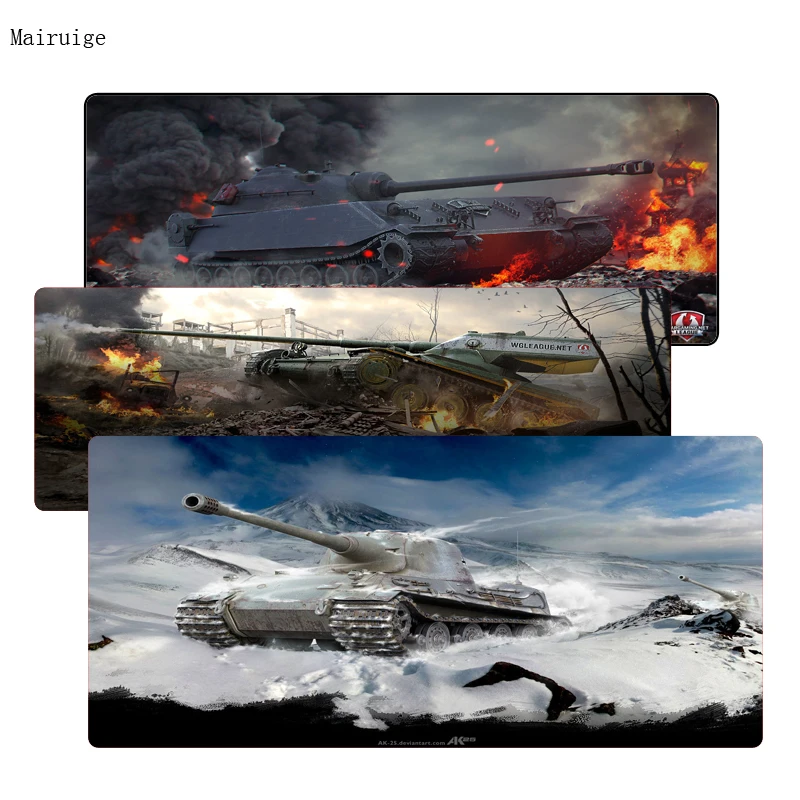 

Mairuige Speed Gaming Surface Lock Edge Mouse Pad Computer Notebook Mice Mat World of Tanks Styles Gaming Optical Mice Mats