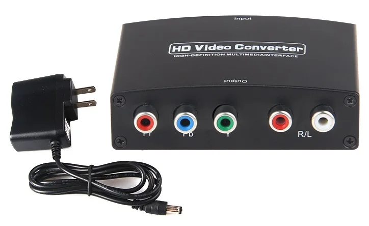 

1080P HDMI to 5RCA Component RGB YPbPr Video + R/L Audio Converter Adapter