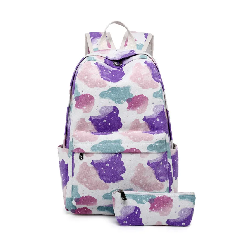 

fashion Women Backpack casual School Bags Cute Printing school backpack for teenager Girls School travel Knapsack Laptop Mochila