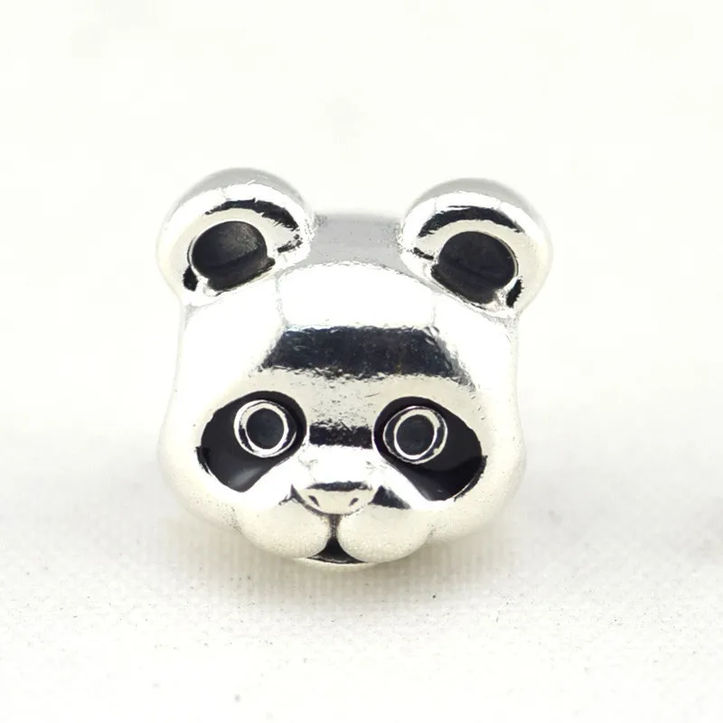 

Authentic 925 Sterling Silver Peaceful Panda Animal Charm Beads Fits Original Charms Bracelets Argent DIY Silver 925 Jewelry