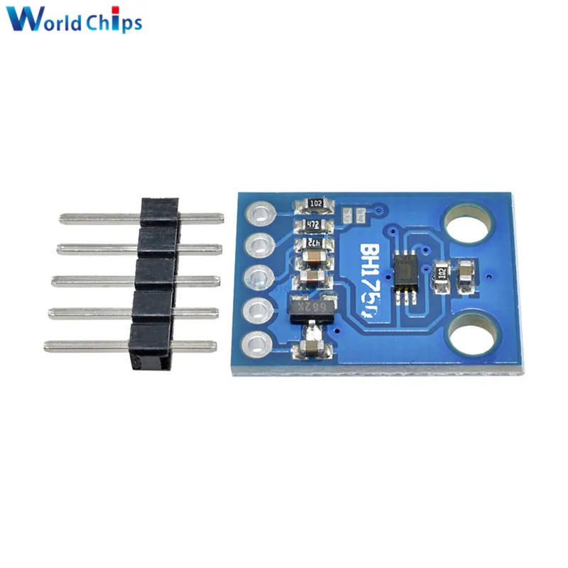 10 шт. BH1750FVI цифровой модуль датчика интенсивности света для Arduino AVR 3 V 5 GY302 GY 302 16