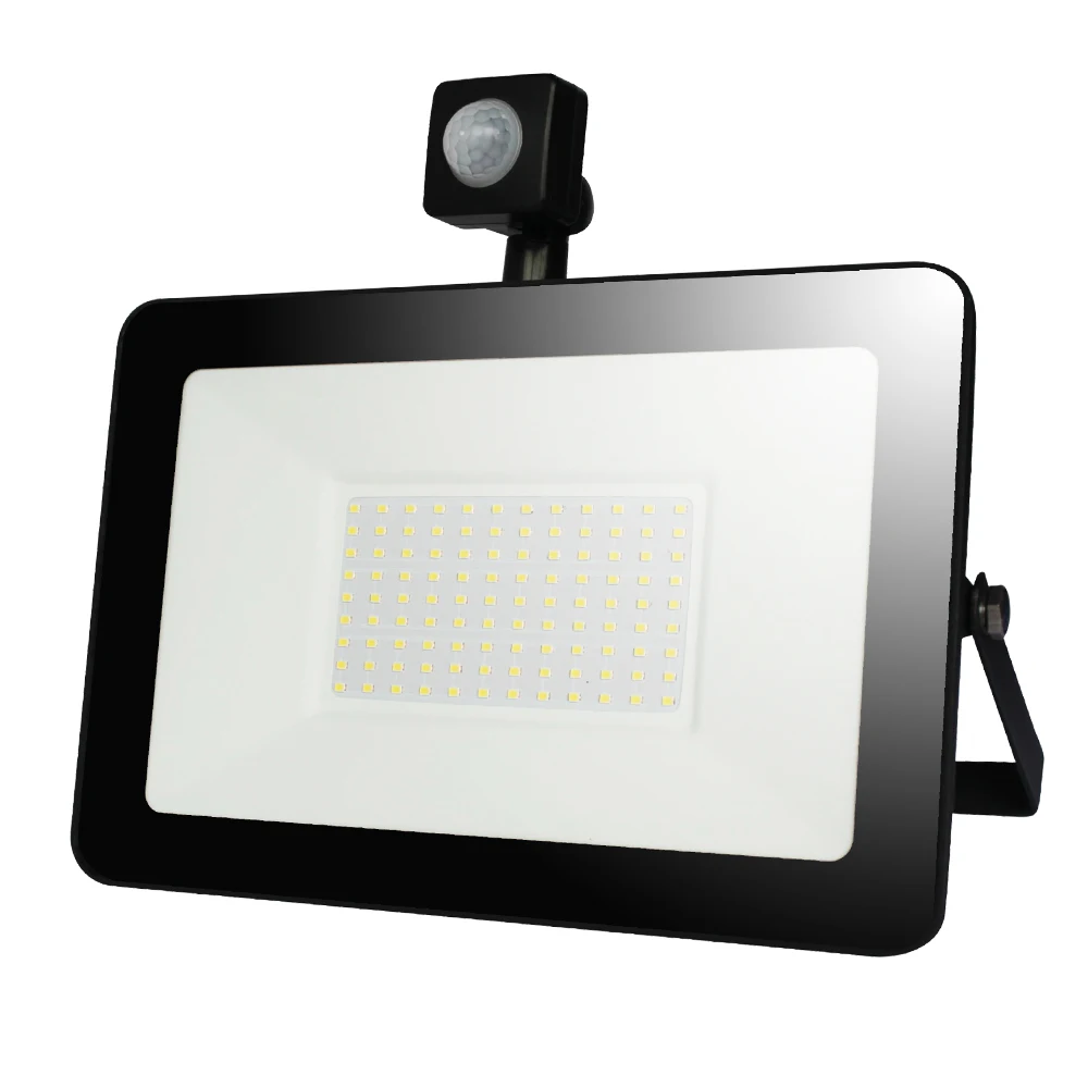 

Motion Sensor Led Flood Light 220V100W Outdoor LED Spotlight Floodlight Wall Lamp Reflector IP65 Waterproof Light exterior light