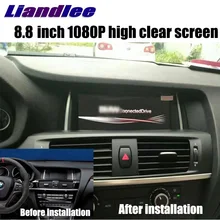 Liandlee автомобильный мультимедийный плеер NAVI для BMW X3 F25 2010~ CIC NBT Автомагнитола Android 8,8 дюймов стерео ID7 UI gps навигация