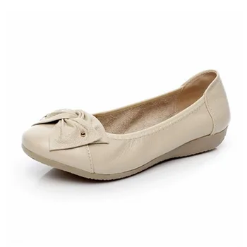 

Nice New Arrival Women Flats Comfortable Mother Genuine Leather Shoes Multi-Colors Loafers Shoes For Women P5d18