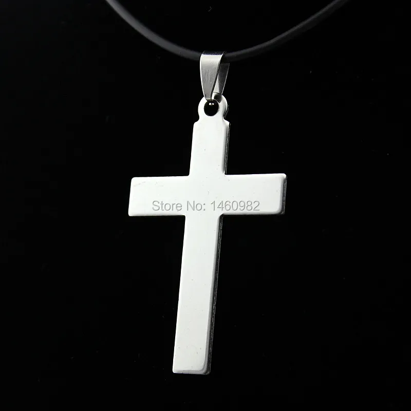

New Fashion Stainless Steel big CROSS pendant necklace for men women's jewelry gift YN590