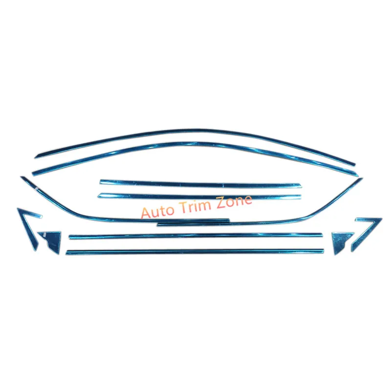

12PCS Stainless Steel Upper&Lower Window Mouldings For Toyota C-HR CHR 2016-2017
