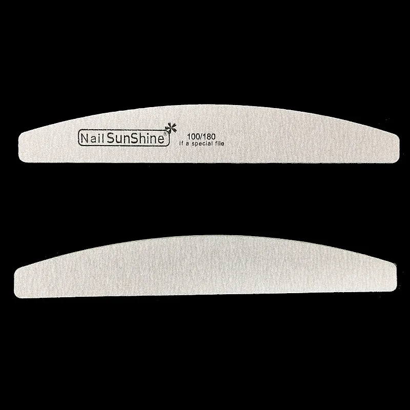 5 шт. профессиональная пилка для ногтей с серой лодкой 100/180 шлифовальный буферный блок для педикюра маникюрный полировальный лак Инструменты для ухода за ногтями