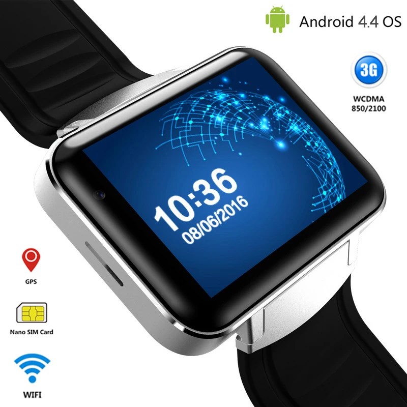 3G Android Smart Watch Phone Bluetooth Quad Core Sports Wristwatch DM98 font b Smartwatch b font