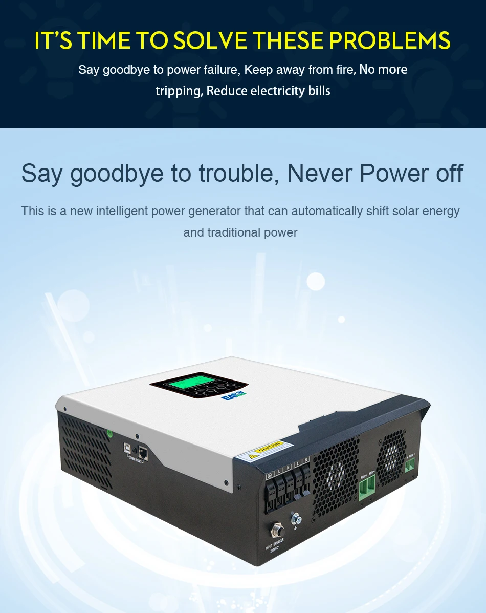 EASUN POWER 5000W Solar Inverter 60A MPPT 48V 220V Off Grid Inverter 5Kva Hybrid Inverter Pure Sine Wave Inverter 60A AC Charge_05