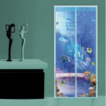 

Marine Magnetic Anti-Mosquito Door Curtain Automatically Screen Shut Quick Soft Yarn Free Installation Encryption Hands