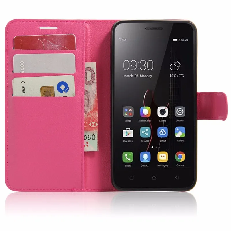 For Lenovo A2020 Case Luxury PU Leather Back Cover Case For Lenovo Vibe C A2020 A 2020 Case Flip Protective Phone Cover Bag Skin (35)