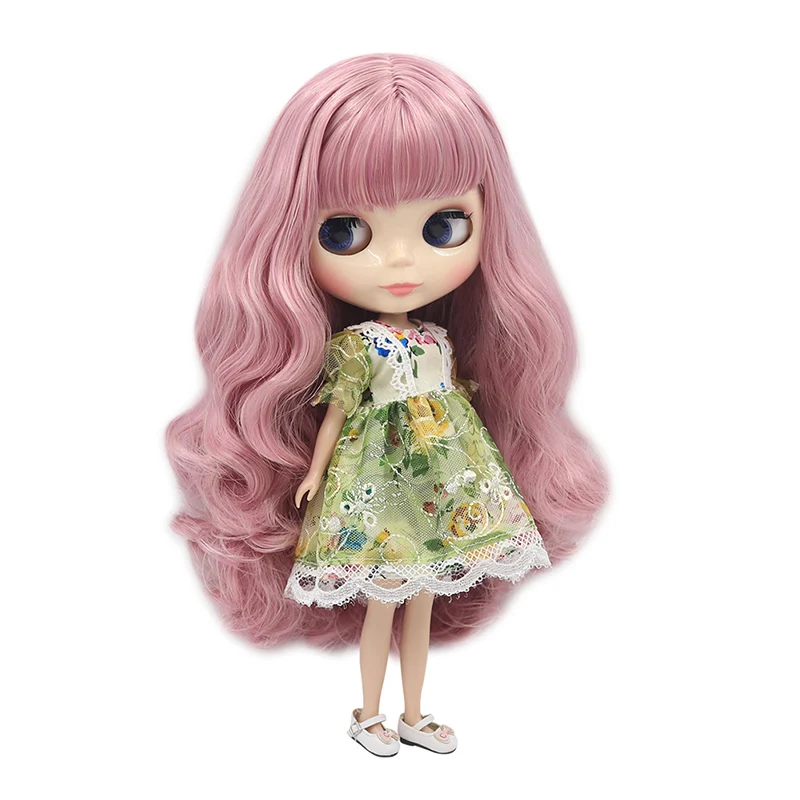 Blyth doll ледяное зеленое кружевное платье Милая одежда