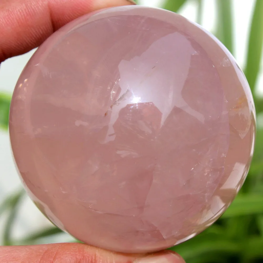 

ddh001285 NATURAL Rainbow Rose QUARTZ CRYSTAL sphere ball