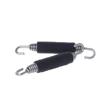 2 шт. универсальный мотоцикл из нержавеющей стали Пружинные крючки для Akrapovic SC проект AR выхлопная труба Прямая поставка