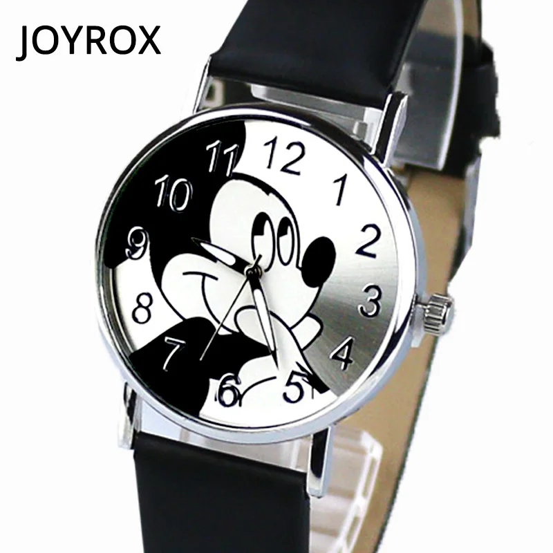 JOYROX женские часы с кожаным ремешком кварцевые женские часы с мультяшным рисунком женские часы Relogio Feminino zegarek damski