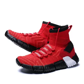 

Spring Streetwear High Top Sneakers Men Casual Shoes