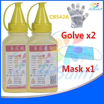 

Low price [Hisaint] 2PCS For HP CB542A Toner Powder For HP Color LaserJet CP1215/CP1515n/CP1518ni Ink jet Printer New Arrivals