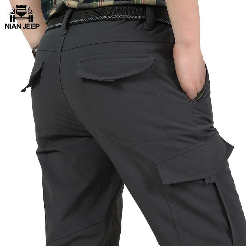 Новинка AFS ZDJP мужские брюки карго теплые осенние и зимние брюки с несколькими карманами для мужчин s Брюки homme брюки