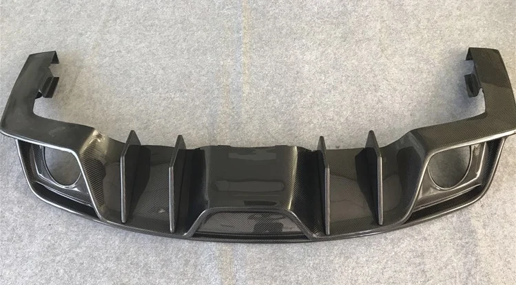 Высокое качество углеродного волокна передняя губа и задний диффузор бампер спойлер Крышка для Ford Mustang