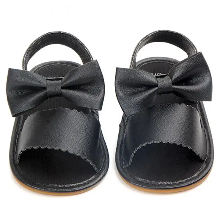 Não-deslizamento do Plutônio Anos de Idade Meninas Macio Inferior Arco Princesa Bebê Criança Sandálias Moda 0-1 Sapatos Yh-17 21 Sandálias e tamancos