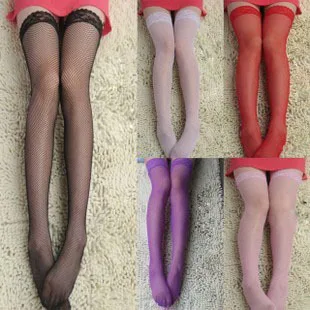 

Erotic Net Sexy Stockings For Women 4 Colors Black White Red Purple Pink Free Gift On Sale