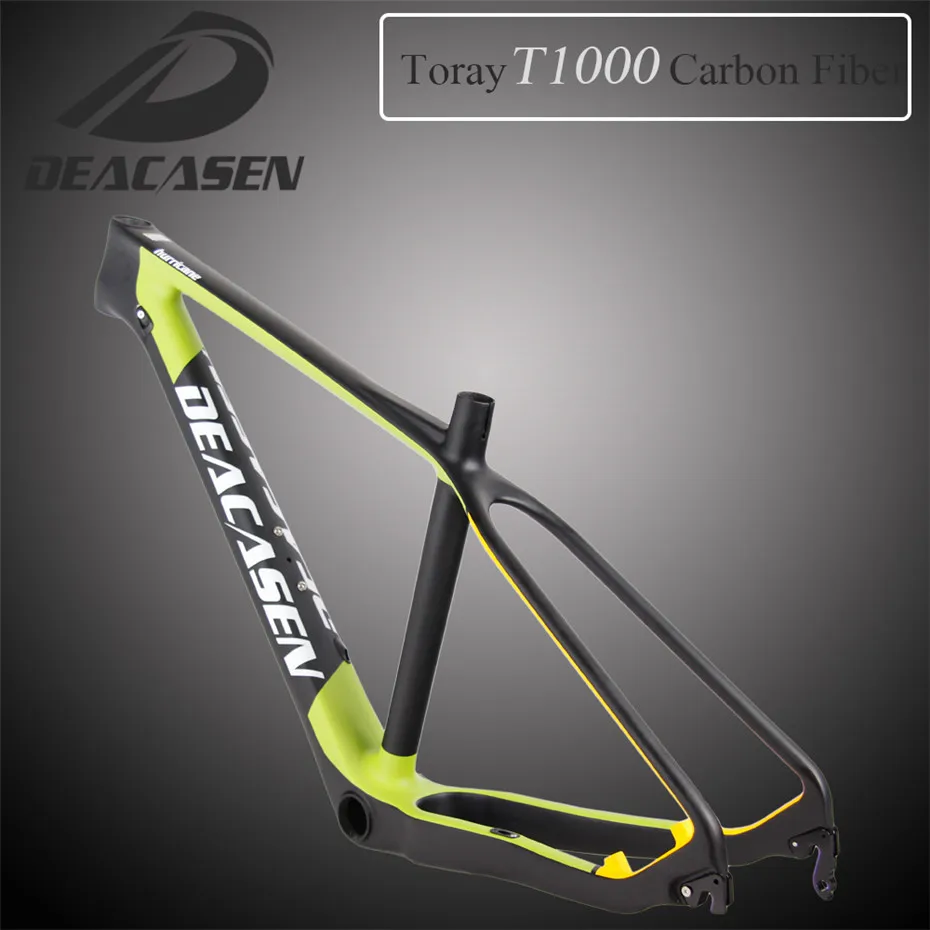 

DEACASEN 2018 Carbon Bike Frame 29er thru-Axle Carbon MTB Frame Factory Price Carbon Frame customizable painting