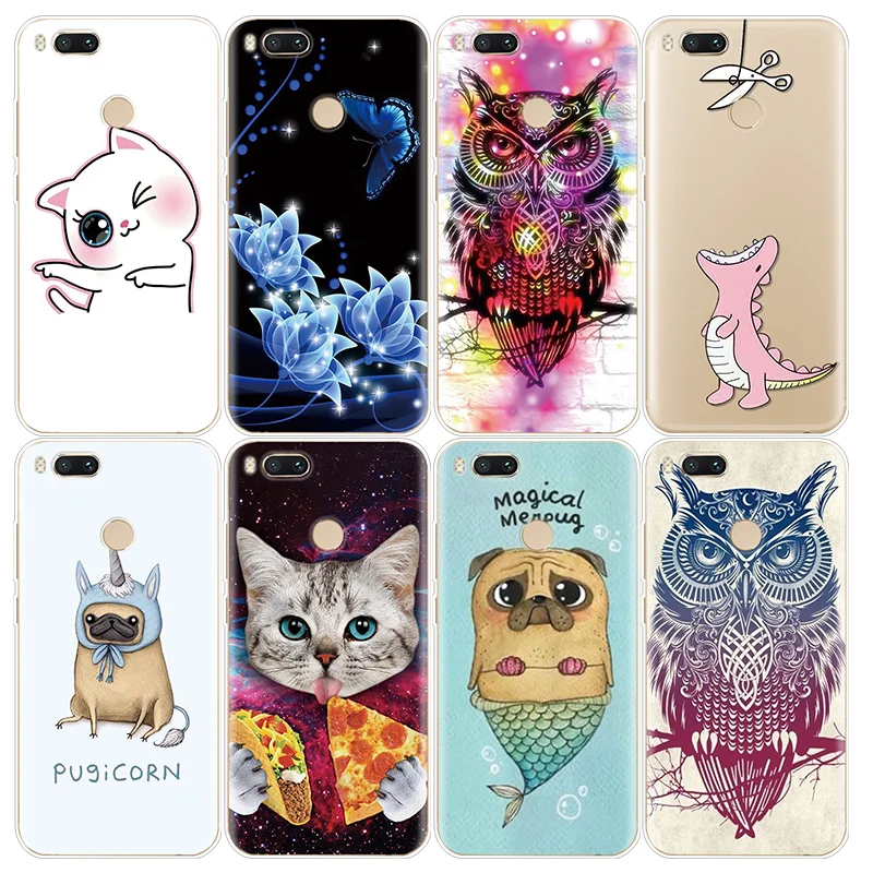 

Lovely Cartoon Animal Owl Cat Cases For Xiaomi Mi 9 Mix 3 8 Lite Pro SE Play A1 5X A2 6X Mix 2 2S 4 4C 5 5S Plus 6 Note 2 3 Case