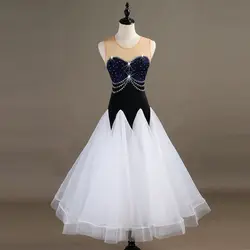 2019 Новый костюм распродажа бальных танцев юбки новейший дизайн женские современное Танго Вальс платье/стандартные конкурс платье MQ094