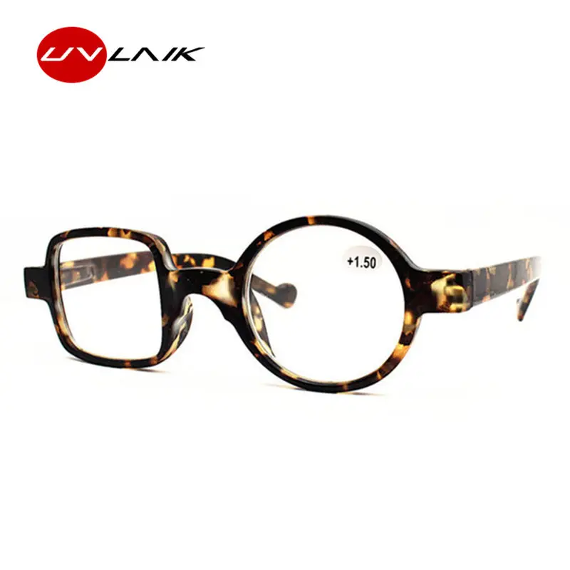 UVLAIK, Ретро стиль, оптические очки для женщин и мужчин, высокое качество, очки, Ретро стиль, леопардовая оправа, круглые очки для чтения+ 100+ 300