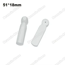 1000 шт./лот 51*18 мм до полудня 58 кГц eas маленький кончик как у карандаша молотковая маркировка защитная одежда бирка Анти-кражи