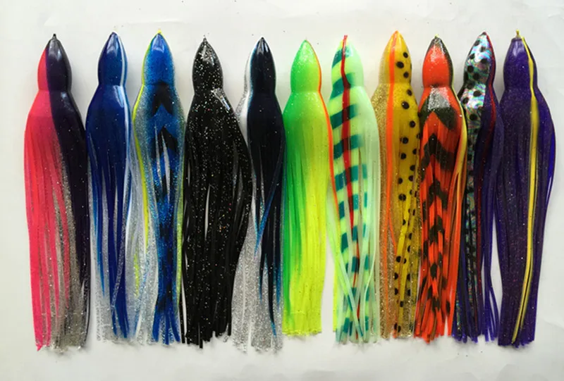 

16inch Octopus Bait Fishing Tackle Sea Trolling Lure Fishing Lure Big Game Lure Tuna Lure Eleven kinds of color selection