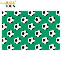 HUGSIDEA Забавный передний коврик у входной двери 3D футбольные мячи футбольные коврики напольные ковры для гостиной спальни Нескользящие Коврики для кухни