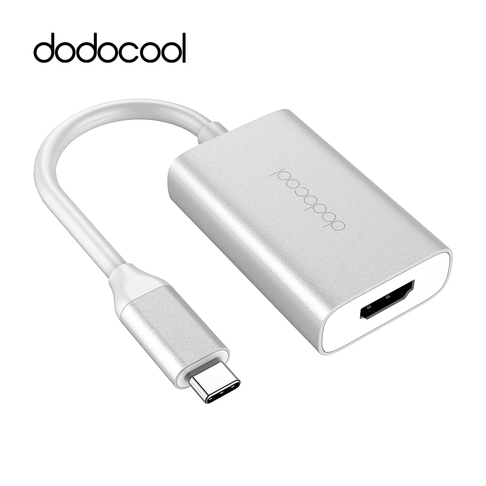 

dodocool Aluminum Alloy USB-C to HD Output Adapter Support 4K Resolution USB Type-C Converter for MacBook / MacBook Pro / iMac