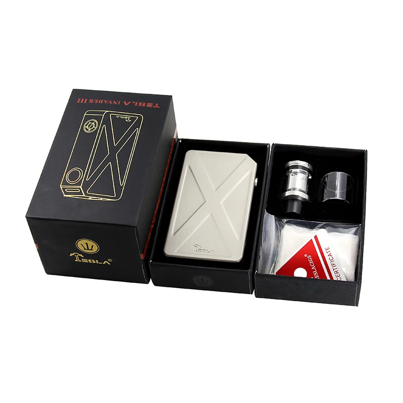 Оригинальный стартовый набор Tesla Invader III 240 W 3 коробка мод с 2 мл Carrate 22 RTA Vape танк