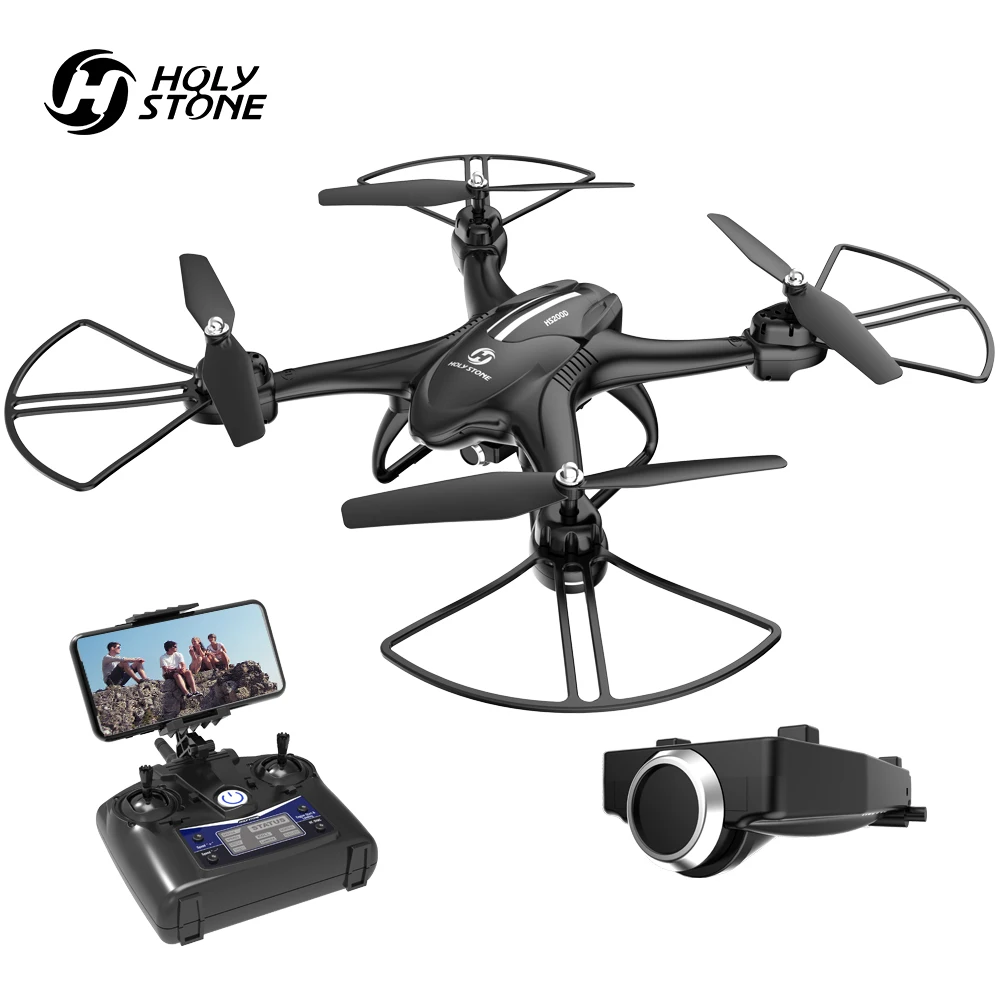 

[EU USA Stock]Holy Stone HS200D FPV RC Drone with Camera WiFi RC Helicopter Altitude Hold Headless Mode 3D Flips Modular Battery
