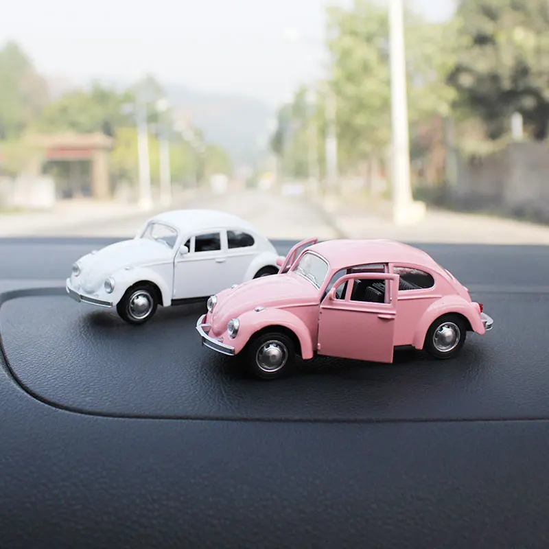

Mini Vintage Car Toy Model Decoration Creative Auto Dashboard Ornament Decor Gifts for Kids, Girls, Car Users Home Decoration