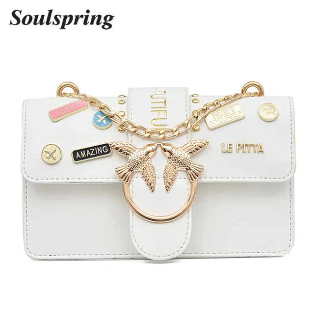 SOULSPRING Fashion Brand Woman's Handbags Purses Crossbody Bags For Women 2018 Ladies Luxury PU Leather Shoulder Messenger Bag